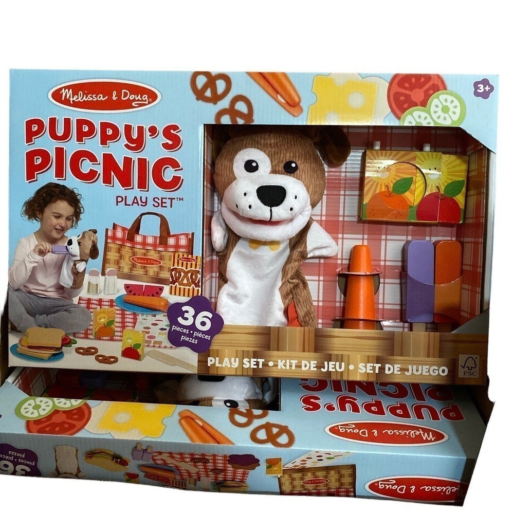 Melissa and Doug Puppys picnic play set - Picture 5 of 12